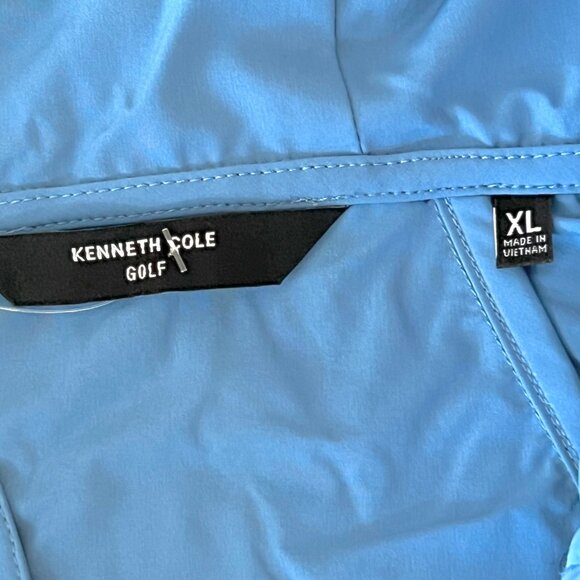 Kenneth Cole Golf Water Resistant 1/4 Zip Hoodie Anorak Jacket XL Lightweight - Picture 9 of 12